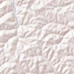 Hocking County Terrain Map