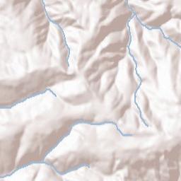 Nevada County Terrain Map
