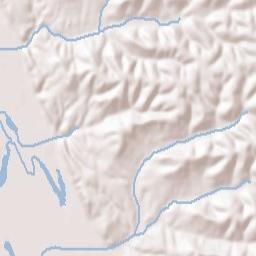 Calhoun County Terrain Map