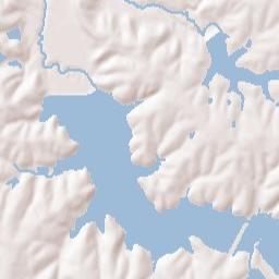 Jackson County Terrain Map