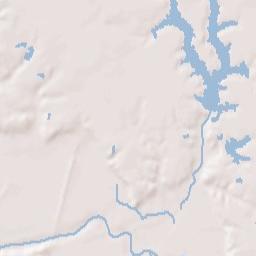 Jasper County Terrain Map