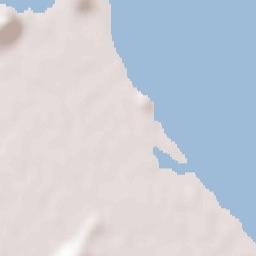 T’ongch’ŏn-ŭp Terrain Map