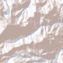 Alpine County Terrain Map
