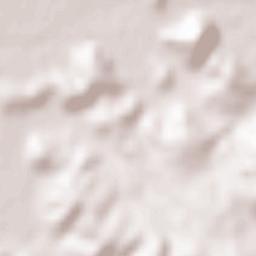 Psachná Terrain Map