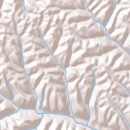 Lewis County Terrain Map