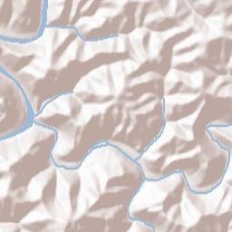 Clay County Terrain Map