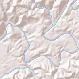 Cabell County Terrain Map