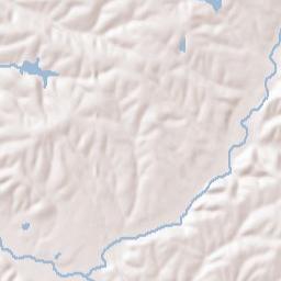 Floyd County Terrain Map