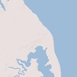 Colonial Beach Terrain Map