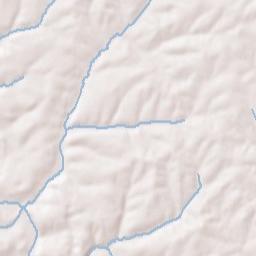 Bourbon County Terrain Map