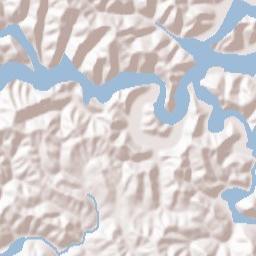 Lawrence County Terrain Map
