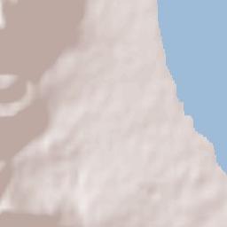 Néa Mákri Terrain Map