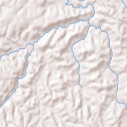 Fayette County Terrain Map