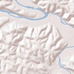 Pulaski County Terrain Map