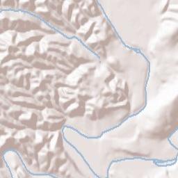 Alleghany County Terrain Map