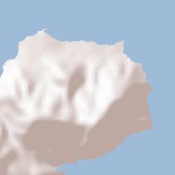 Megalochóri Terrain Map