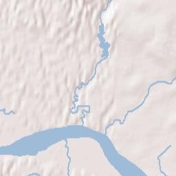 King and Queen Court House Terrain Map