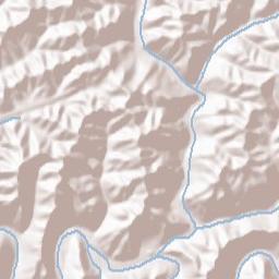 Wyoming County Terrain Map