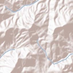 Amherst County Terrain Map