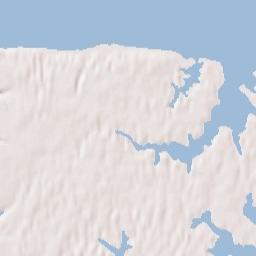 Deltaville Terrain Map