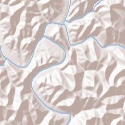 Breathitt County Terrain Map