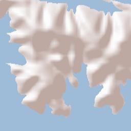 Megálo Chorió Terrain Map