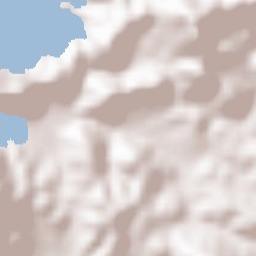 Nomós Kykládon Terrain Map