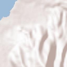 Kyparissía Terrain Map
