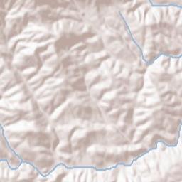 Roanoke County Terrain Map