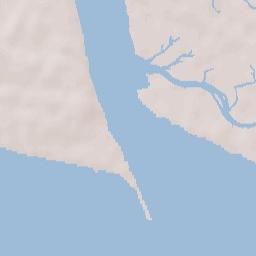 Vila Real de Santo António Terrain Map