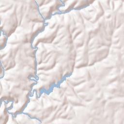 Laurel County Terrain Map