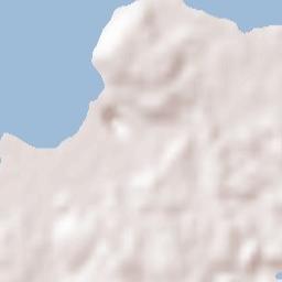 Nanao Shi Terrain Map