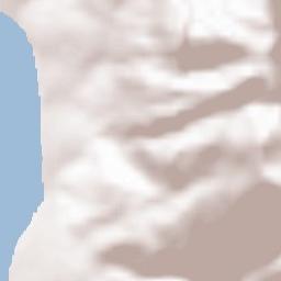 Paralía Vérgas Terrain Map