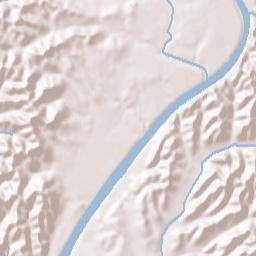 Burkesville Terrain Map