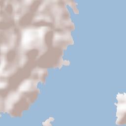 Kímolos Terrain Map