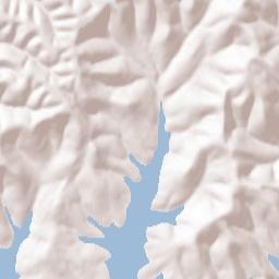 Kimberling City Terrain Map