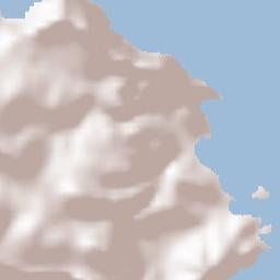 Folégandros Terrain Map