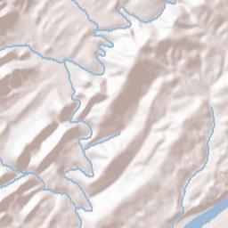 Hawkins County Terrain Map