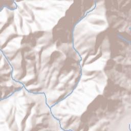 Ashe County Terrain Map