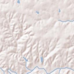 Caswell County Terrain Map