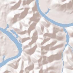 Gainesboro Terrain Map