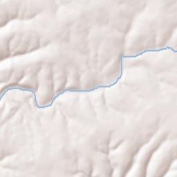 Gassville Terrain Map
