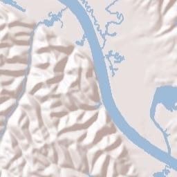 Cheatham County Terrain Map