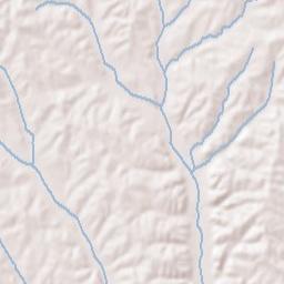 Benton County Terrain Map