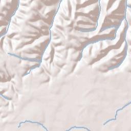 DeKalb County Terrain Map