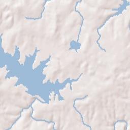 Lake Tansi Terrain Map