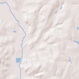 Lincoln County Terrain Map