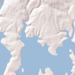 Cleburne County Terrain Map