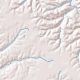 Lewis County Terrain Map
