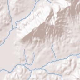 Hoopers Creek Terrain Map